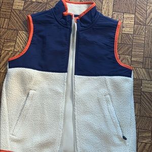 Boys Sherpa and nylon vest